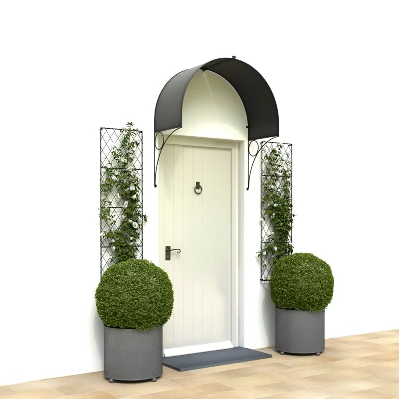 Arched door canopy Arched door canopy