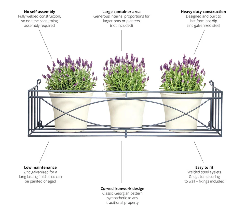 Crescent Window Box