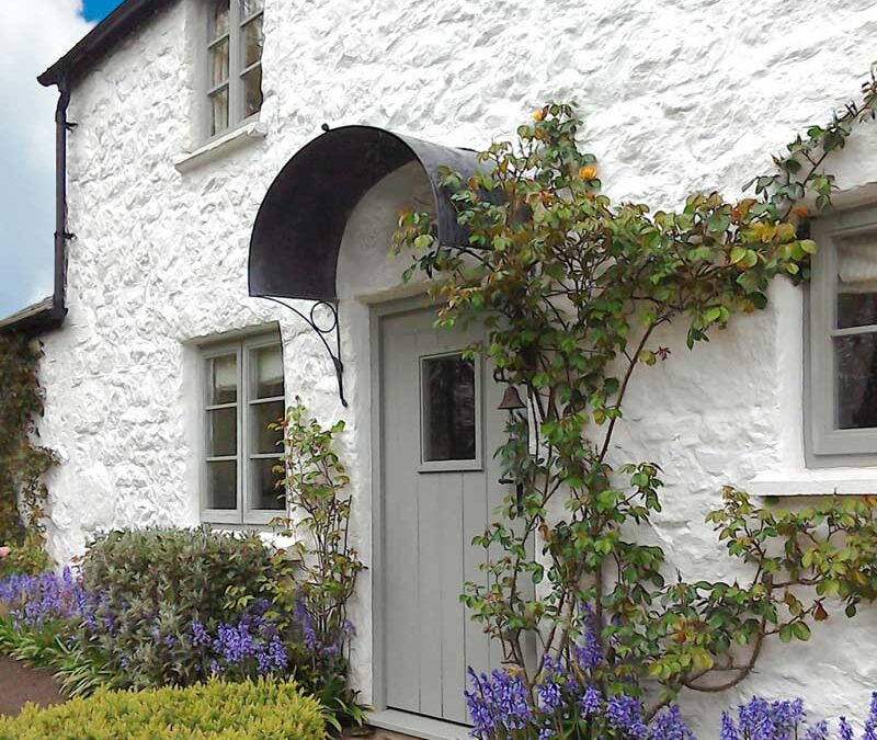 A Grand Welcome — The 3′ 5″ Roman Door Canopy