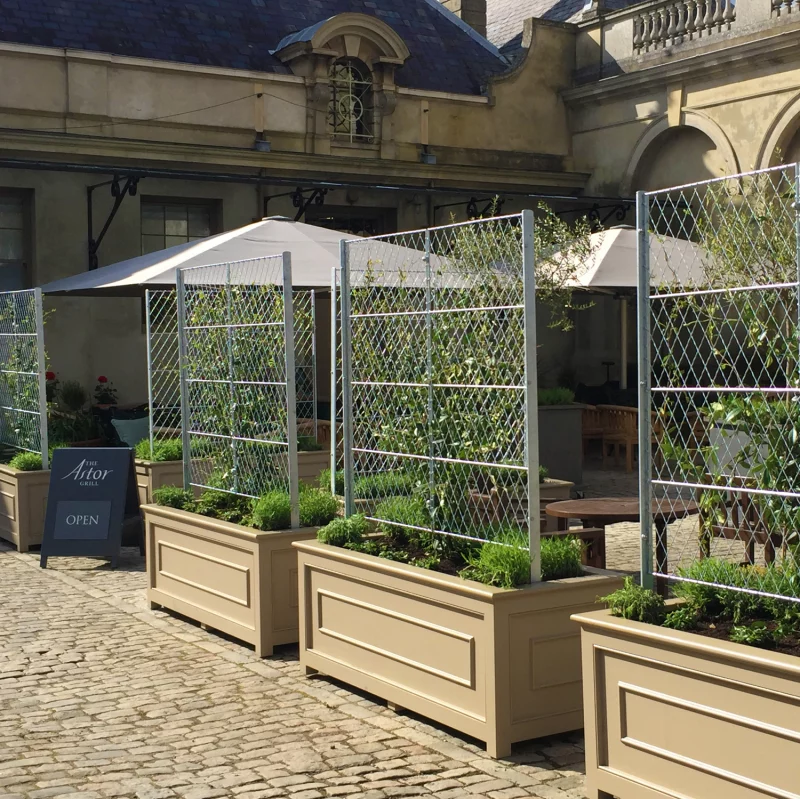 Trellis panels & trough