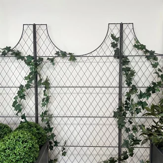 Diamond lattice wirework Wall Trellis