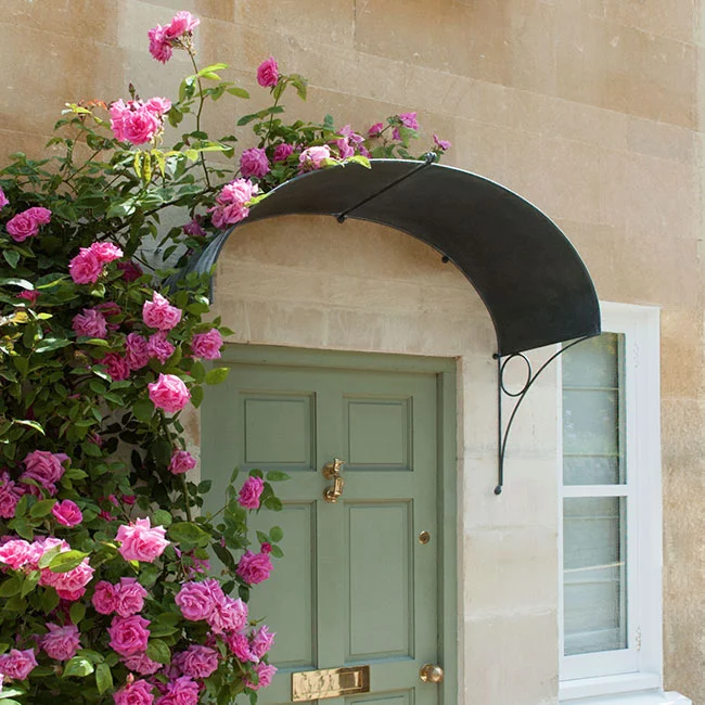 Door canopy in ellipse design