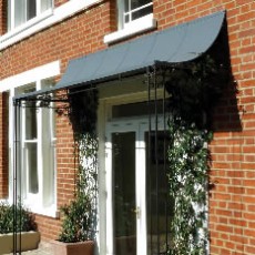 large porch with columns